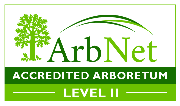 Picture of level II accredited arboretum award from ArbNet