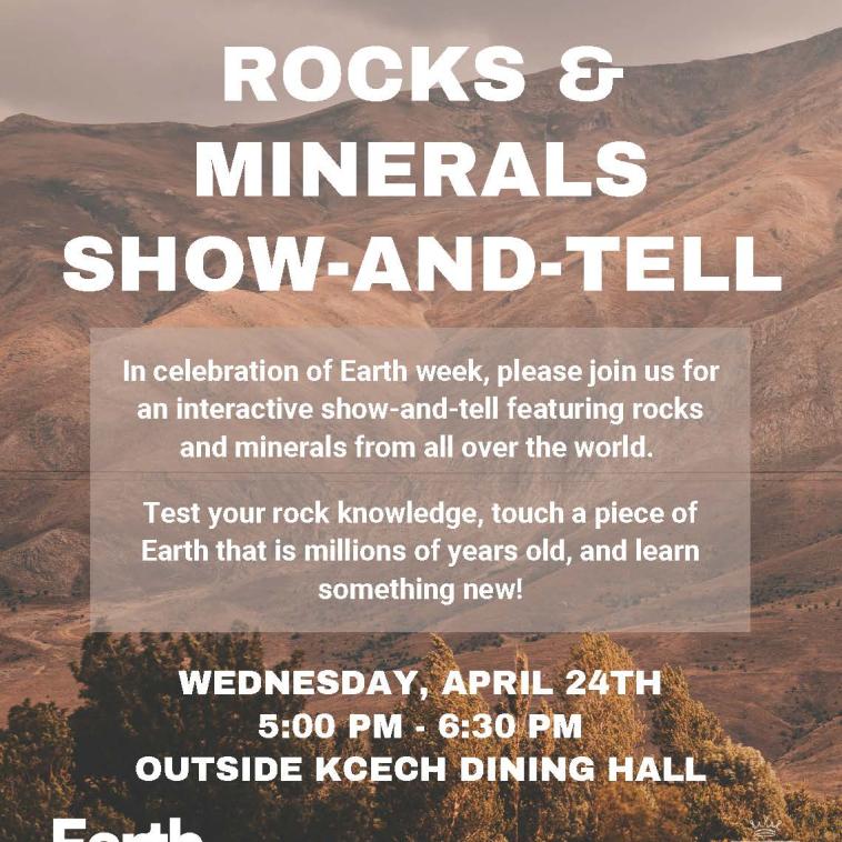 Rocks and Minerals Show and Tell