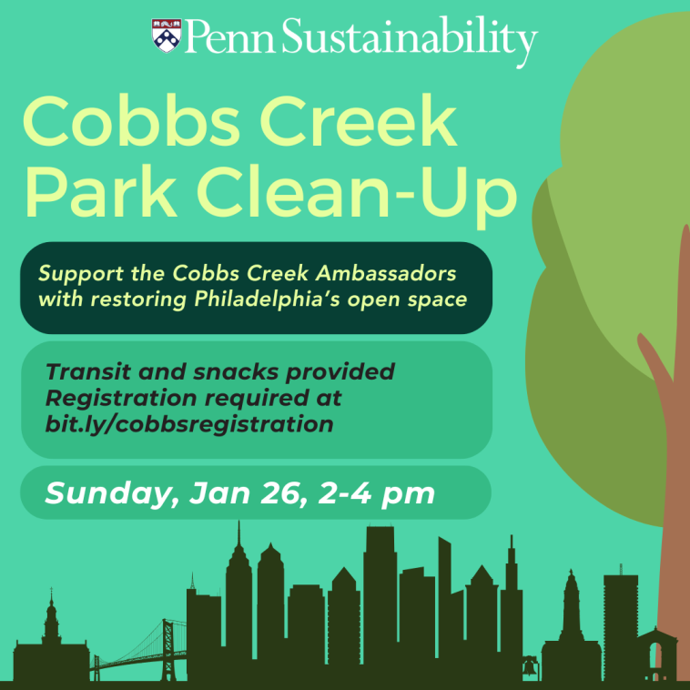 Cobbs Creek Park Cleanup Flyer