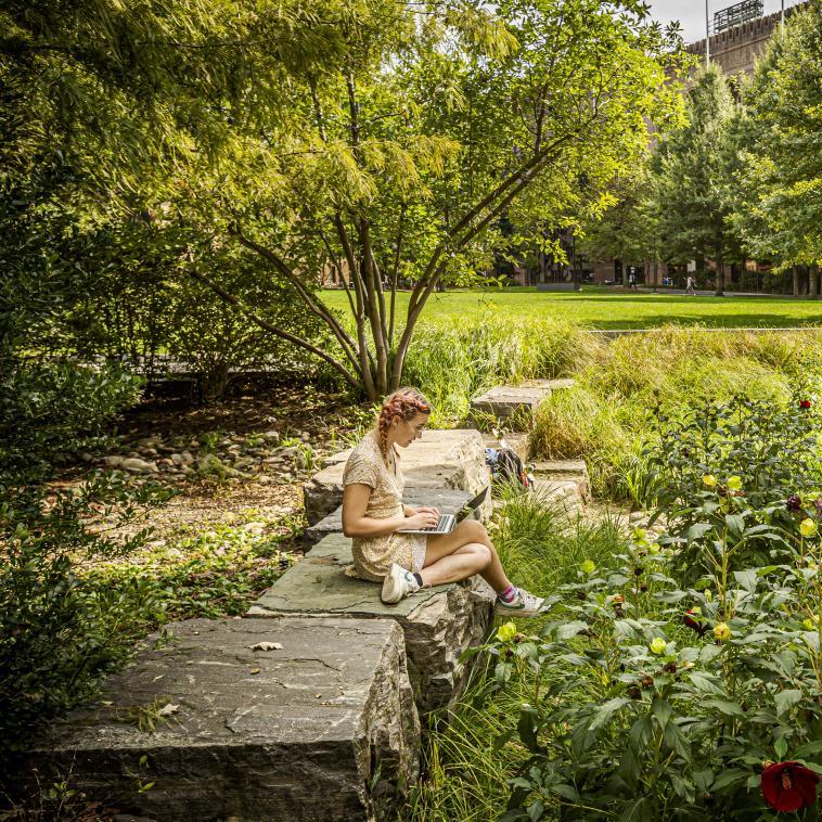 Student readings on Shoemaker Green