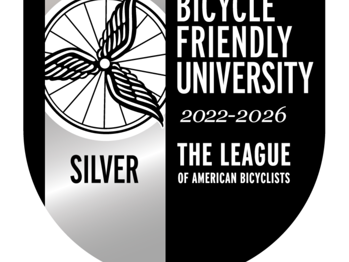 Silver designation award from League of American Bicyclists