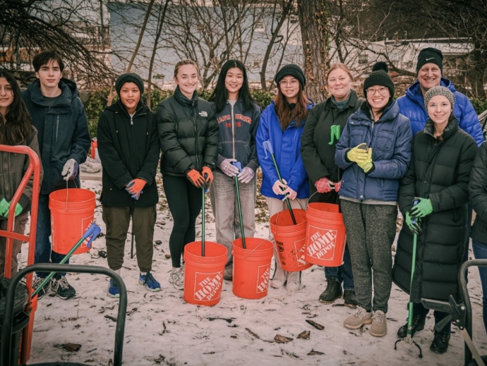 Cobbs Creek Cleanup Group Photo