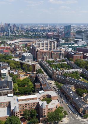 A top down view of the Penn campus