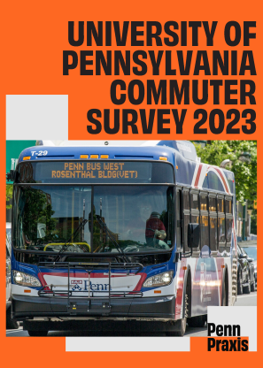 orange cover page with image of penn bus