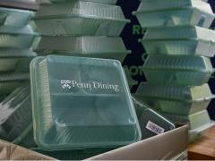 Food containers with Penn logo